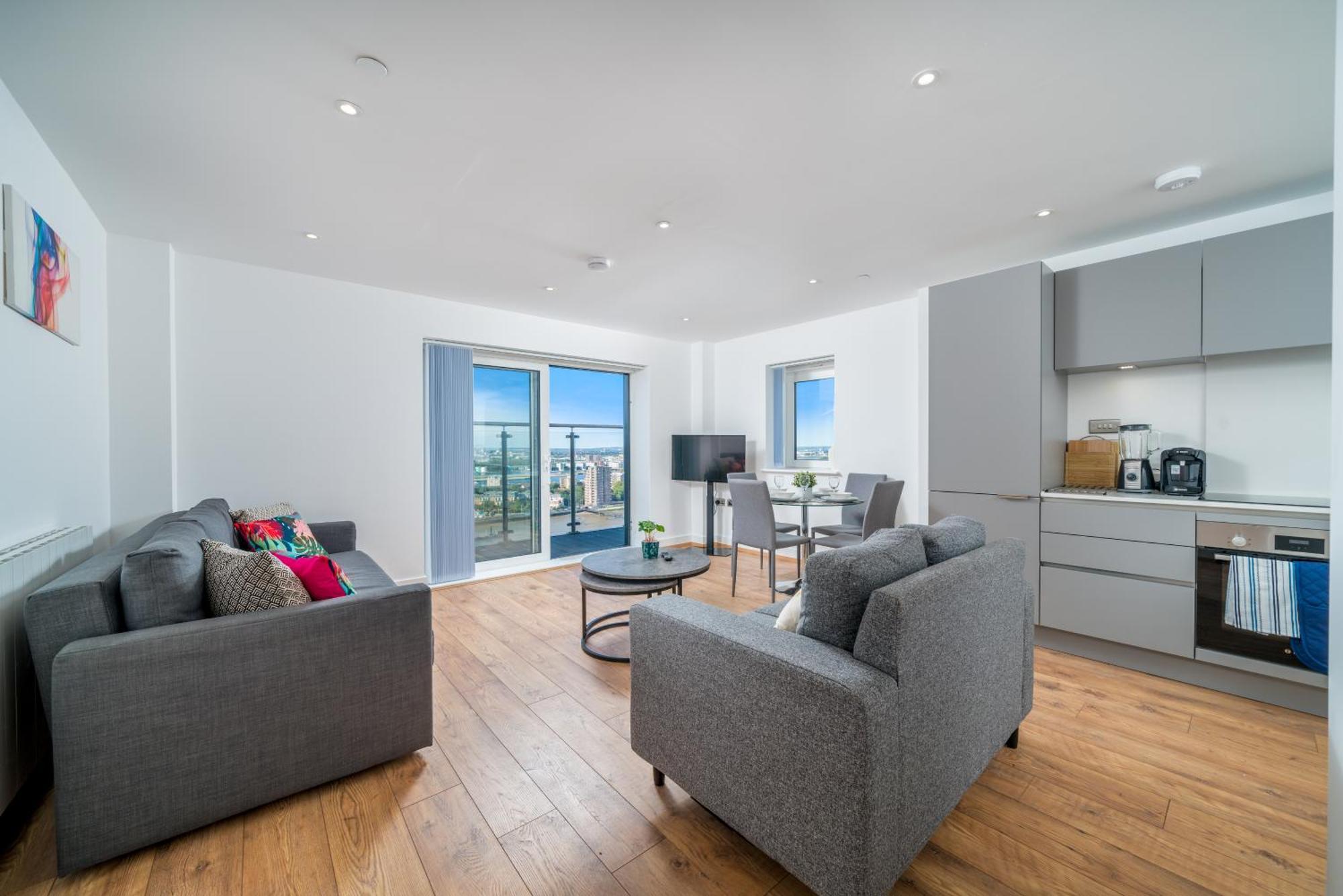 Skyvillion - London River Thames Top Floor Apartments By Woolwich Ferry, Mins To London Excel, O2 Arena , London City Airport With Parking Exteriér fotografie